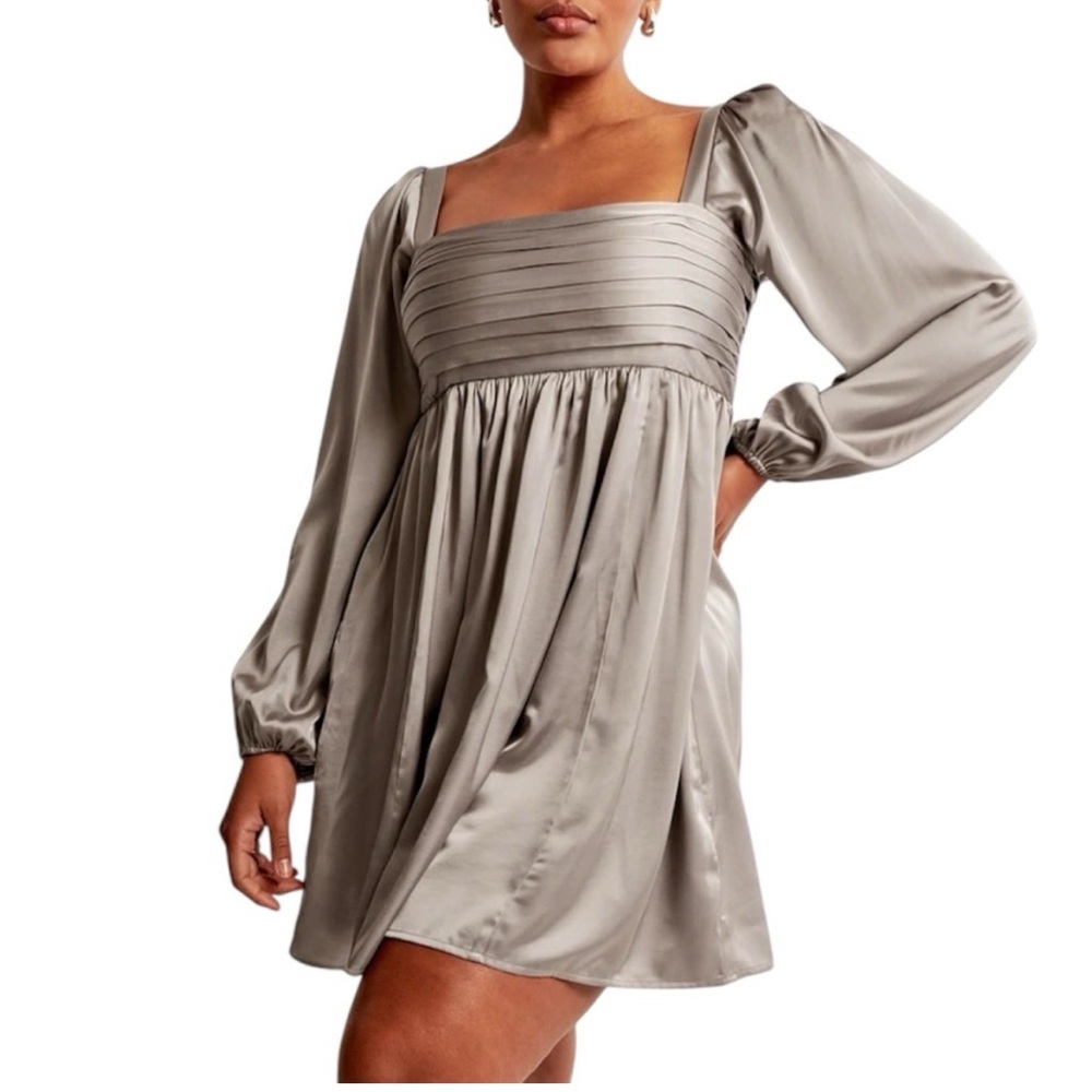 Abercrombie XXL tall Emerson Satin dress BNWT